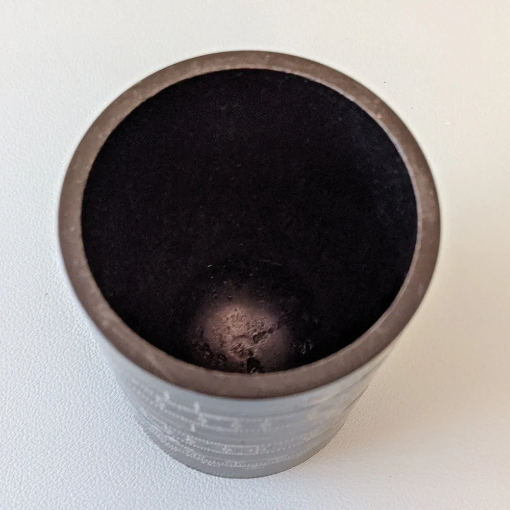 Vintage Universal Circle Metric Converter Slide Pencil Cup Black